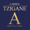Larsen Violin strings Tzigane multifilament fiber core A aluminum Strong