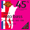 Rotosound RB45-5 Set 5-string Nickel Standard 45-130
