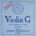 Larsen Violin strings Original Synthetic/Fiber Core G Silver medium