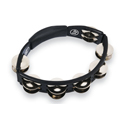 Latin Percussion Tambourine Cyclops hand model Steel Jingles, black
