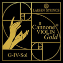 Larsen Violin strings Il CANNONE Gold G Soloist Gold