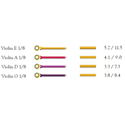 Larsen Aurora Violin Strings A 1/8 bulk