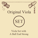 Larsen Viola strings Original Fiber Core Set A Ball Strong