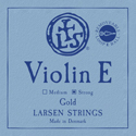 Larsen Violin strings Original Synthetic/Fiber Core E Gold Ball Strong