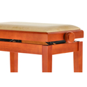 GEWA Deluxe Piano Bench Matt cherry