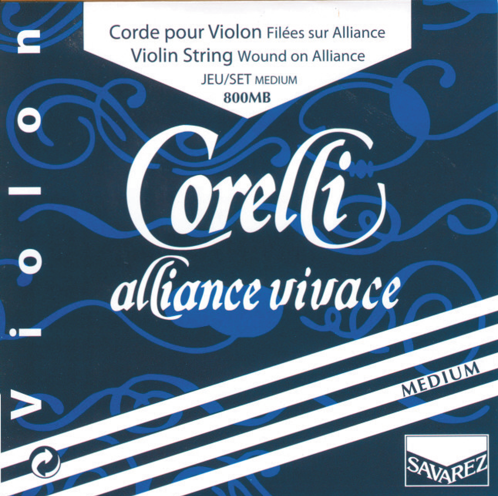Corelli Violin strings Alliance Vivace Medium 800MB