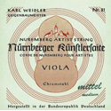 Nürnberger Viola strings precision solid core G 82