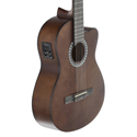 PURE GEWA Electric acoustic classical guitar basic E-acoustics, walnut