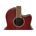 ovation Applause AB24-2S Ruby Red Satin