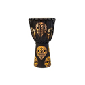 Toca Djembe Street Series Carved Watcher 12 inch TSSDJ-LTW