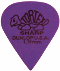 Dunlop - Tortex Sharp 1,14 violet