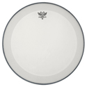 Remo Powerstroke 4 White roughened bass drum 22 inch P4-1122-C2