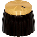 Marshall black/gold push-on knob