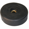 Untapered rubber foot