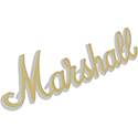 Marshall logo 6" gold