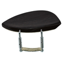 GEWA Chin rest flat Ebony 1/2