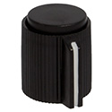 Knurled knob CC-BLK