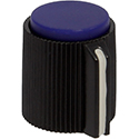 Knurled knob CC-BLU