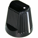 Obelisk knob black