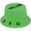 Guitar knob VOL-GREEN