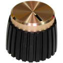 Stubby Black/Gold Knob