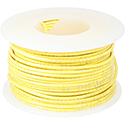 Wire, 0,25mm Pre-bond, yellow, 15m