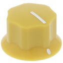 Eagle knob 25mm Yellow