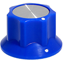 Fluted knob FLUTEY Blue