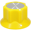 Fluted knob FLUTEY Yellow