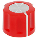 Synth knob Synthie-2 Red