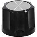 Synth knob Synthie-3 Black