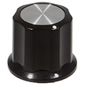 Synth knob Synthie-4 Black