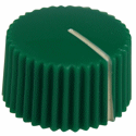 Amp style knob Green