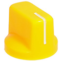 Vintage Yellow pointer knob