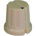 Ribbed knob Ribby-16-Cream