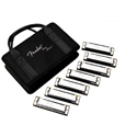 Fender Blues Deluxe Harmonica Pack Of 7 0990701049