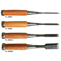 Hosco Japan Chisel Starter Set Of Four Wood Chisels (3/6/12/24 mm) In A Canvas Roll-Up Tool Bag H-TLINMSET4