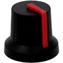 GNA knob ST-BLK-RED