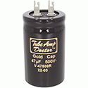 TAD GoldCap 47uF 500V radial