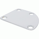 Toronzo Neck Plate Contoured Chrome