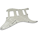 Toronzo Pickguard ST-HH-2P-4PLY-Pearl White Web