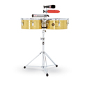 Latin Percussion Timbales Tito Puente Solid Brass 13 inch/14 inch