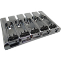 3-D Bass Bridge, 5-string, Chrome