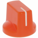 Orange pointer knob