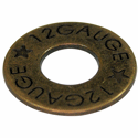 Security lock washers Brass 12-Gauge