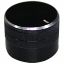 Black Aluminum knob 25mm