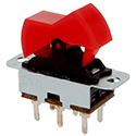 Rocker Switch MM-DPDT Red