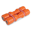Latin Percussion Shaker Duoshake Loud, Orange
