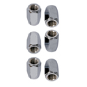 Latin Percussion Tension hooks & tuning screw accessories Tuning nut Super Nuts 3/8 inch chrome