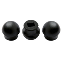 Latin Percussion Hardware Accessories & Spare Parts Rubber Feet Tripod Pro - LP299 LP330 LP330C LP332 LP980 LP981 LP981A LP986 LP986A LP987 LP760A 3 pieces